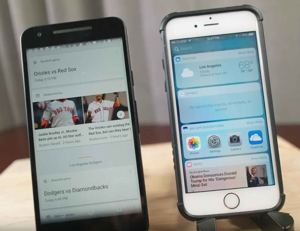 iOS 10 vs Android N
